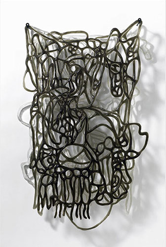 Interior, cast & dyed urethane rubber, 36” x 23” x 7”, 2008